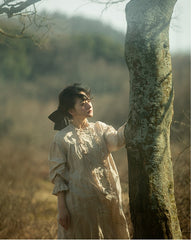 Vestido cruzado de Jasmine de los años 50