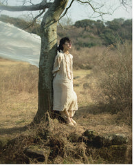 Vestido cruzado de Jasmine de los años 50