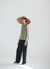 Wide-Leg Linen Pants with Relaxed Fit and Lightweight Fabric for Effortless Summer Style