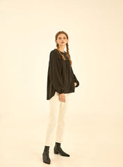 Tailored Straight-Leg Linen Pants with High Waist and Seam Detailing for Effortless Chic Style