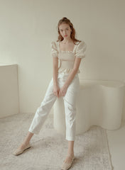 Tailored High-Waisted Linen Pants with Straight-Leg Fit and Crisp Pleats for Effortless Elegance