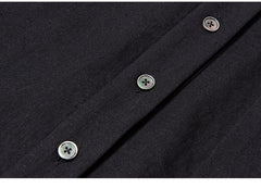 Linen Midi Shirt Dress With V-Neckline, Waist Tie Belt, Short Sleeves And Front Button Closure