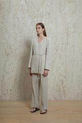 High-Waisted Wide-Leg Linen Pants for Women with Tailored Fit and Comfortable Breathability