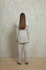 High-Waisted Wide-Leg Linen Pants for Women with Tailored Fit and Comfortable Breathability