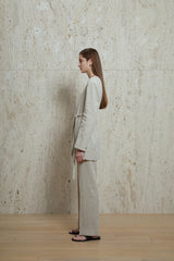 High-Waisted Wide-Leg Linen Pants for Women with Tailored Fit and Comfortable Breathability