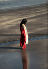 Gabardina de lino y algodón Colleen para mujer