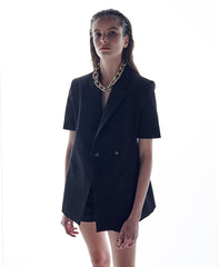 High-Waisted Linen Shorts With Minimal Waistband And Tailored Flat-Front Finish