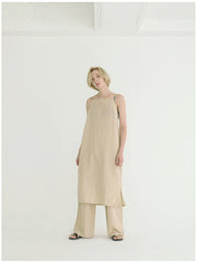 Wide-Leg Cropped Linen Pants for Women – Breathable Lightweight Summer Trousers