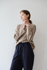 High-Waisted Wide Leg Linen Pants for Women – Relaxed Fit, Breathable Summer Trousers