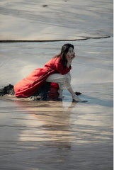 Gabardina de lino y algodón Colleen para mujer