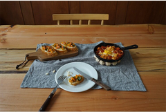 Servilleta de lino y algodón