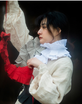 Bufanda plisada de lino y algodón