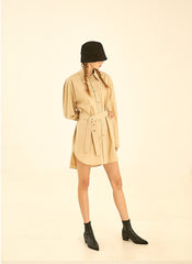 Oversized Cotton Poplin Shirt with Long Sleeves and Button-Down Front for Modern Minimalist Style