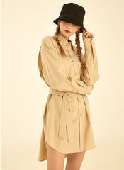 Oversized Cotton Poplin Shirt with Long Sleeves and Button-Down Front for Modern Minimalist Style