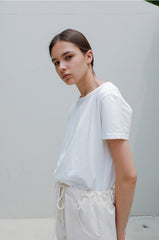 High-Waisted Wide-Leg Linen Pants with Adjustable Drawstring Waist for Effortless Elegance