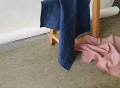 Paño de cocina de lino y algodón