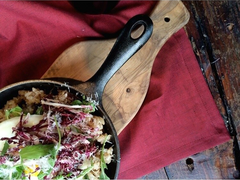 Mantel individual de lino y algodón