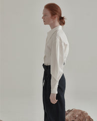 High-Waisted Linen Pants with Belted Waist and Wide-Leg Silhouette for Effortless Style