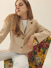 Wide-Leg Linen Pants with High Waist and Tailored Fit, Lightweight and Breathable Design