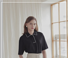 High-Waisted Linen Midi Skirt with Belted Waist and Structured A-Line Silhouette for Women