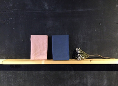 Paño de cocina de lino y algodón