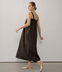 Tailored Longline Linen Blazer with Button Cuffs and Detachable Waist Belt