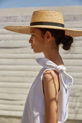 Asymmetrical Linen Blouse with Adjustable Shoulder Ties and Lightweight Relaxed Fit