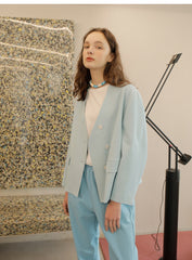 Relaxed Fit Women's Linen Pants - Elastic Waist Tapered Linen Trousers With Ankle Cuff Detail