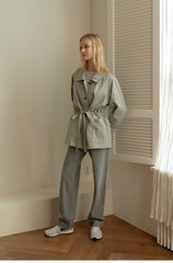 High-Waisted Straight-Leg Linen Pants with Tailored Fit and Comfortable Breathable Fabric