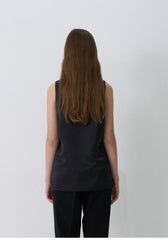 Elegant Linen Square Neck Puff Sleeve Blouse with Button Back Detail for Women