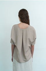 High-Waisted Flared Linen Skirt With Flowing A-Line Silhouette And Ankle-Grazing Hemline