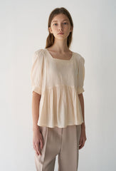 Cropped Wide-Leg Linen Pants with Pleated Front and High Waist for Effortless Elegance