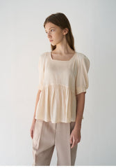 Cropped Wide-Leg Linen Pants with Pleated Front and High Waist for Effortless Elegance