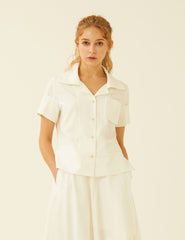 Asymmetric Linen Skirt With Draped Handkerchief Hem And High-Waisted Silhouette