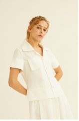 Asymmetric Linen Skirt With Draped Handkerchief Hem And High-Waisted Silhouette