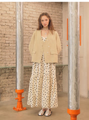 Asymmetric Button-Front Linen Coat With Tailored Silhouette