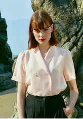 High-Rise Wide-Leg Linen Pants With Pleats And Side Pockets