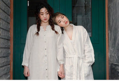 Gloria Linen Cotton Robe
