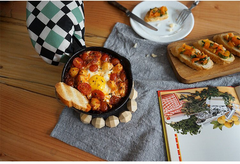 Servilleta de lino y algodón