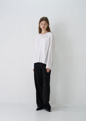High-Waisted Wide-Leg Linen Pants in Black with Soft Tailoring and Effortless Drape