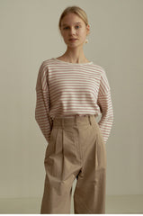 High-Rise Pleated Wide-Leg Linen Pants with Tapered Ankle Fit for Effortless Elegance
