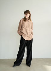 High-Waisted Wide Leg Linen Pants for Women with Tailored Fit and Structured Silhouette