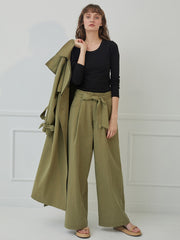 Fitted Long-Sleeve Cotton Top with Scoop Neckline for Layering and Everyday Styling