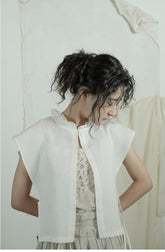 Marina Linen Cotton Vintage Vest