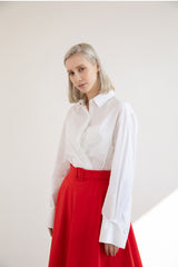 Relaxed-Fit Linen Shirt With Long Sleeves And Tailored Cuffs