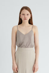 Elegant A-Line Linen Skirt with Front Pleats and Midi Length for Effortless Everyday Styling