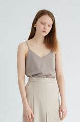 Elegant A-Line Linen Skirt with Front Pleats and Midi Length for Effortless Everyday Styling