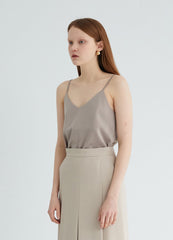 Elegant A-Line Linen Skirt with Front Pleats and Midi Length for Effortless Everyday Styling