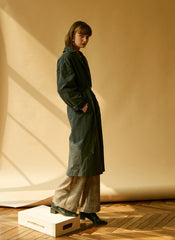 Longline Linen Blazer for Women with Waist Belt and Oversized Fit – Lightweight Layering Coat