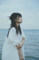 Agnes Long Sleeve Linen Cotton Dress